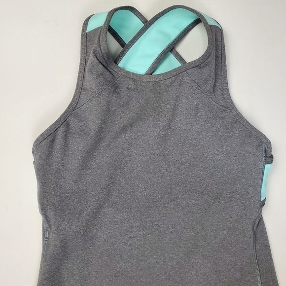 Lululemon Athletica Sultry Gray Turquoise Sports Dress Size XS - Picture 7 of 14